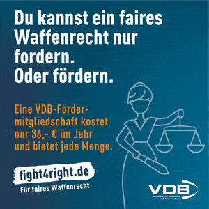 fight4right - mit dem VDB für ein faires Waffenrecht