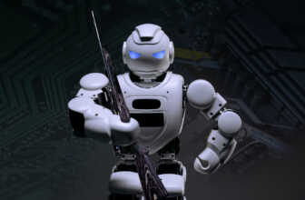 beitragsbild kuenstliche intelligenz chancen risiken jagd modifizierte collage aus foto von pavel danilyuk (pexels.com) und foto von athena (pexels.com)