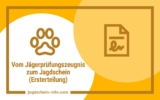 Was ist nach der bestandenen Jägerprüfung zu tun? Vom Jägerprüfungszeugnis zum Jagdschein